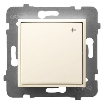 Łącznik krzyżowy Ecru Ospel ARIA - ŁP-4U/m/27