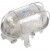 LENA LIGHTNING Oprawa kanałowa OVAL 1x60W E27 II klasa IP44 ze wzmocnioną siatką metalową