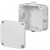 ELEKTRO-PLAST NASIELSK Puszka natynkowa hermetyczna EP-LUX PK-0 pusta IP55 /88x88x60mm/ Biały