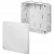 ELEKTRO-PLAST NASIELSK Puszka natynkowa hermetyczna EP-LUX PK-7 pusta IP55 /167x167x75mm/ Biały