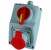 ELEKTROMET Zestaw instalacyjny 0-1 z gniazdem, 16/5 IP54 C16-18N