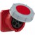 PCE 335-6 Gniazdo tablicowe proste 63/5 400V IP67 CEE 335-6