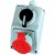 ELEKTROMET Zestaw instalacyjny L-0-P z gniazdem, 32/5 IP54 C32-48N
