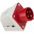 PCE Wtyczka odbiornikowa stała 16/4 400V IP44 514-6