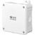 ELEKTRO-PLAST NASIELSK Puszka natynkowa hermetyczna 2K z uchwytami do montażu i membranami IP55/IP65 /98x98x46mm/ Biały