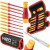 TOPEX KOŃCÓWKI WKRĘTAKOWE Z UCHWYTEM 1000V, 12 SZT. NEO 01-308