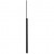 NOWODWORSKI Cienka lampa nad stolik LASER 490 BLACK 8797 Czarny