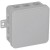 VIPLAST Puszka natynkowa hermetyczna IP54 odgałęźna V6 /85x85x41mm/ Szary