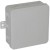 VIPLAST Puszka natynkowa hermetyczna IP54 odgałęźna V7 /100x100x41mm/ Szary