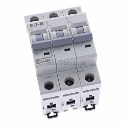 EATON 194887 Wyłącznik nadprądowy B63A 3M 3P 6kA HN-B63/3