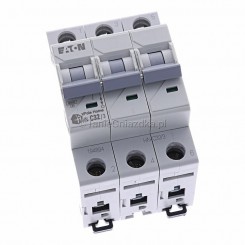 EATON 194894 Wyłącznik nadprądowy C32A 3M 3P 6kA HN-C32/3
