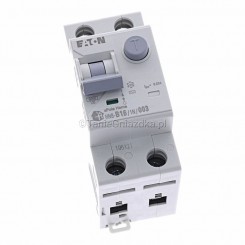 EATON 195121 Wyłącznik różnicowoprądowy z modułem nadprądowym HNB-B16/1N/003 16A 0,03A 30mA 2M 1P+N 6kA