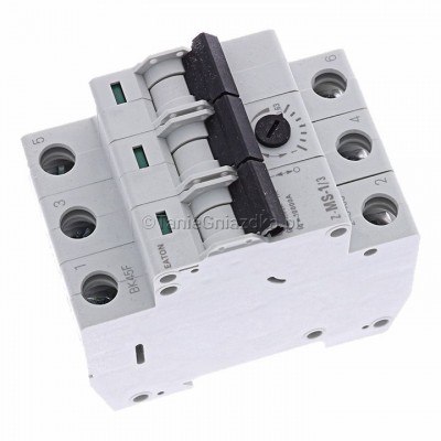 Wyłącznik silnikowy Z-MS-1,0/3 0,63‑1A 0,25kW 10kA 3P zaciski śrubowe Eaton