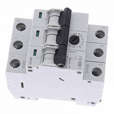 Wyłącznik silnikowy Z-MS-1,0/3 0,63‑1A 0,25kW 10kA 3P zaciski śrubowe Eaton