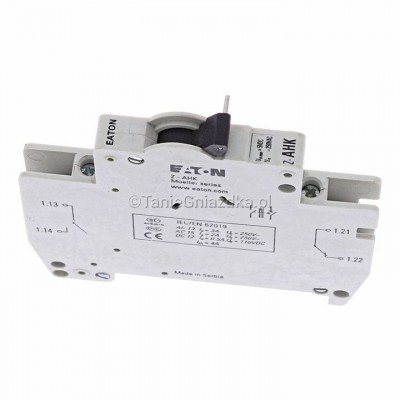 Styk pomocniczy 3A 0.5M 250V AC 1Z+1R Z-AHK Eaton
