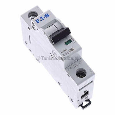 Eaton Wyłącznik nadprądowy B 25A 1M 1P 6kA 270342 CLS6-B25-DP