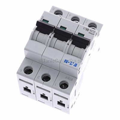 Eaton Wyłącznik nadprądowy B 6A 3M 3P 6kA 270405 CLS6-B6/3-DP
