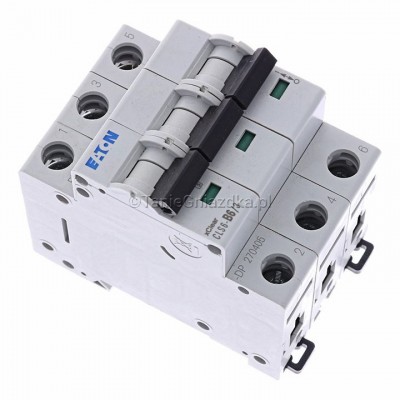 Eaton Wyłącznik nadprądowy B 6A 3M 3P 6kA 270405 CLS6-B6/3-DP