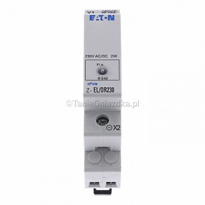 Eaton 275865 Lampka kontrolna Z-EL/OR230 230V AC/DC /Kolor pomarańczowy/ Pomarańczowy 4015082758653