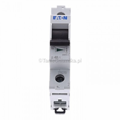 Eaton 276270 Rozłącznik izolacyjny modułowy 40A 1P AC 4015082762704