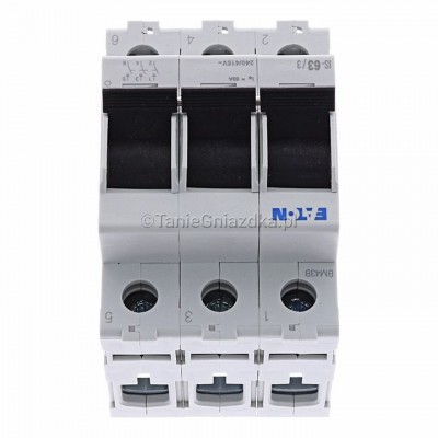 Rozłącznik izolacyjny modułowy IS- 63/3 63A 415V AC 3P 3Z Eaton
