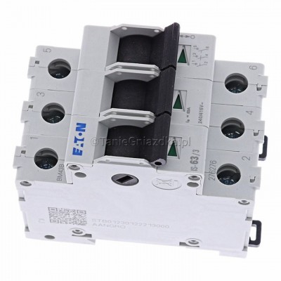 Rozłącznik izolacyjny modułowy IS- 63/3 63A 415V AC 3P 3Z Eaton