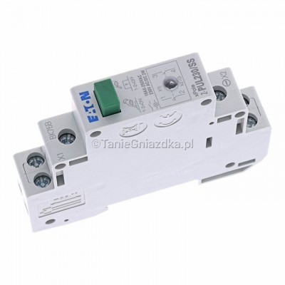 Przycisk modułowy zielony + dioda 16A 2Z 1M 230V AC/DC Z-PUL230/SS Eaton