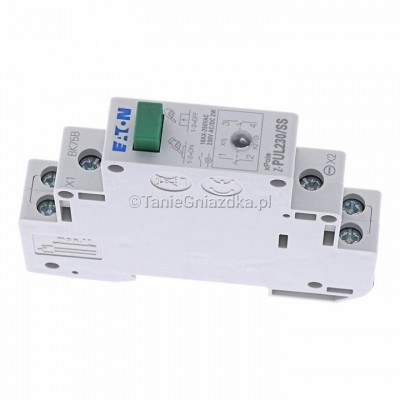 Przycisk modułowy zielony + dioda 16A 2Z 1M 230V AC/DC Z-PUL230/SS Eaton