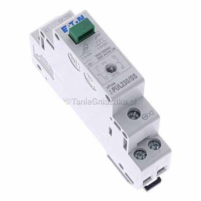 Przycisk modułowy zielony + dioda 16A 2Z 1M 230V AC/DC Z-PUL230/SS Eaton