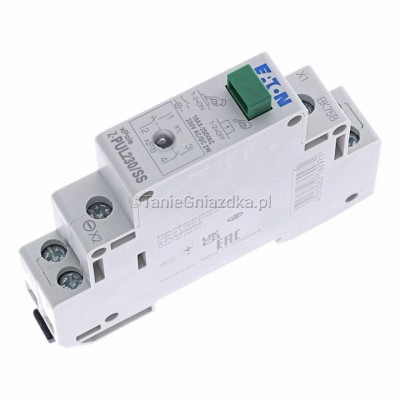 Przycisk modułowy zielony + dioda 16A 2Z 1M 230V AC/DC Z-PUL230/SS Eaton