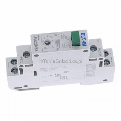 Przycisk modułowy zielony + dioda 16A 2Z 1M 230V AC/DC Z-PUL230/SS Eaton