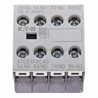 Eaton 276424 Stycznik pomocniczy DILA-XHI04 4A 4R 230V AC 4015082764241