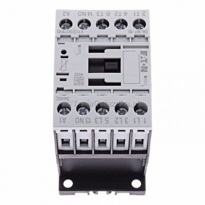 Stycznik mocy 7A 3Z 1Z 3kW 24V DC zaciski śrubowe DILM 7-10 Eaton
