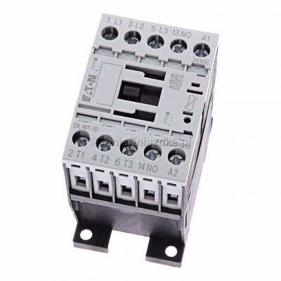 Stycznik mocy 7A 3Z 1Z 3kW 24V DC zaciski śrubowe DILM 7-10 Eaton