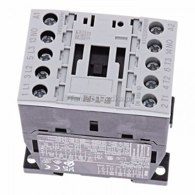 Stycznik mocy 9A 3Z 1Z 4kW 24V AC zaciski śrubowe DILM 9-10 Eaton